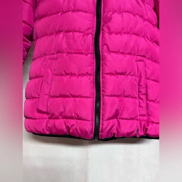 Spyder Girls Kids Sherpa Lined Puffer Jacket Pink 14/16 - Picture 4 of 4